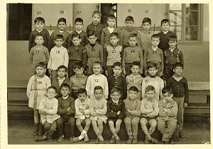 ECOLE LAMORICIERE GARCONS 1960 CP